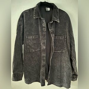 H&M CORDUROY BUTTON DOWN